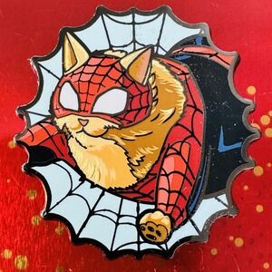Spiderverse Mini FiGPiN Mystery Disney Pin 1: Spider-Cat SUPER RARE Spider Man